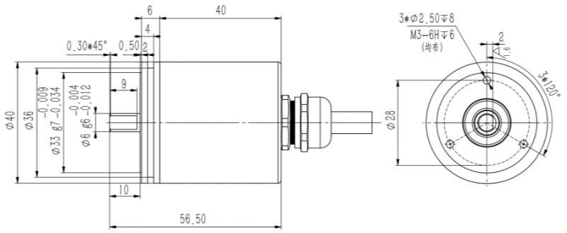 RS485、MODBUS-RTU工业绝对值编码器SAS/M40-西威迪