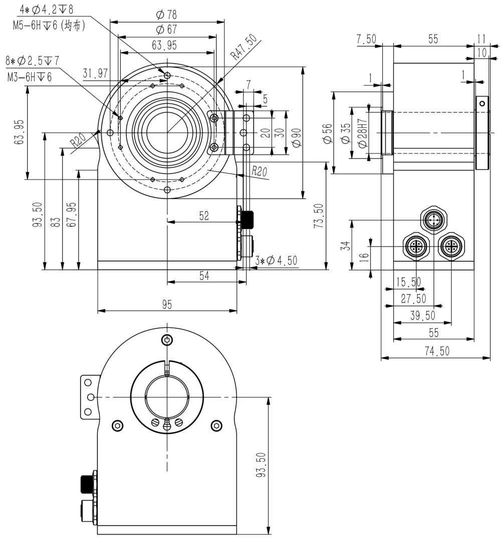 EtherNet/IP通孔绝对值编码器SAS/M90-西威迪