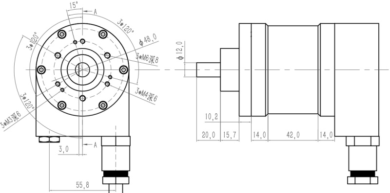PROFIBUS-DP防爆绝对值编码器SAS/M78-西威迪