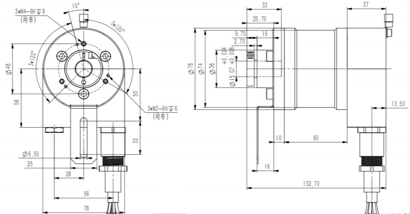 PROFIBUS-DP防爆绝对值编码器SAS/M78-西威迪